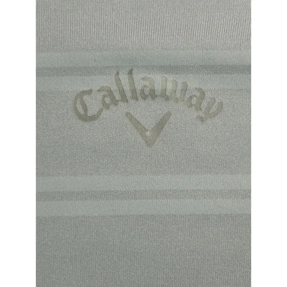 Callaway Opti-Dri Gray Striped Golf Polo Shirt Size XXL Performance Short Sleeve - Picture 4 of 8